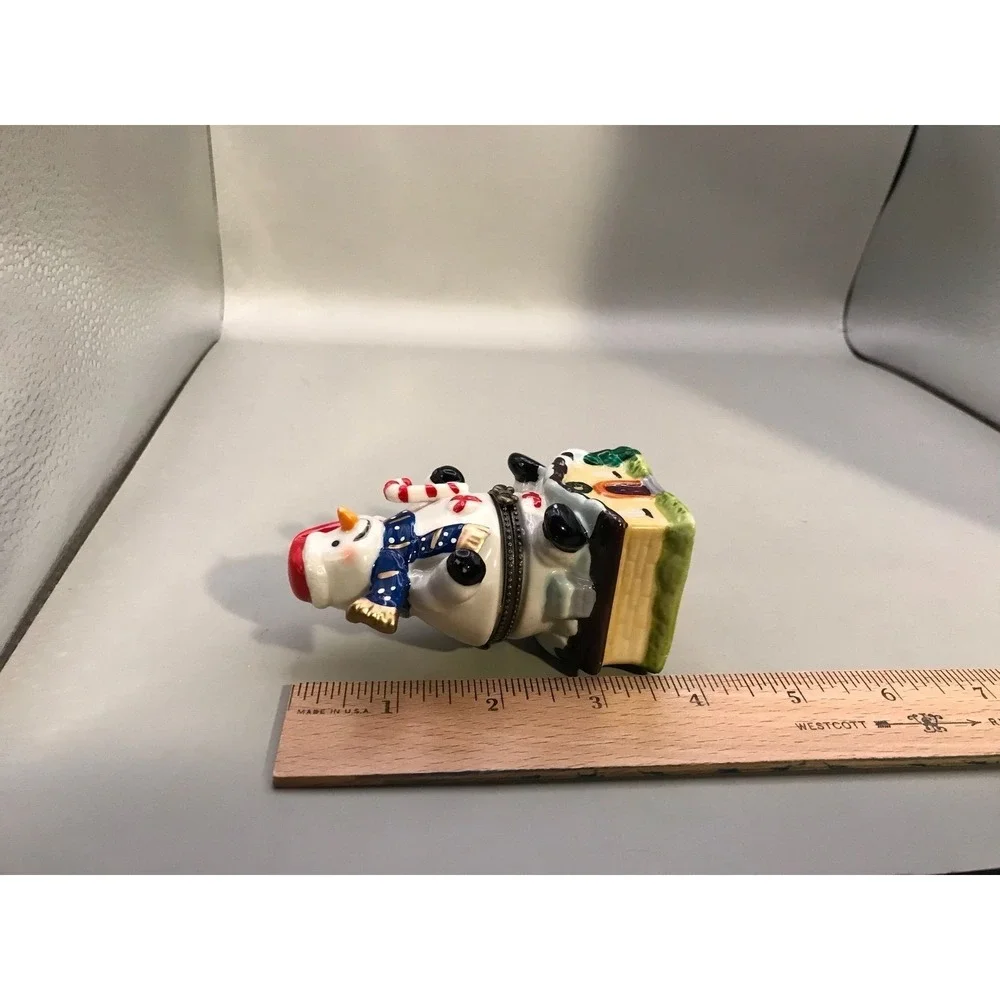 Snowman trinket box‎